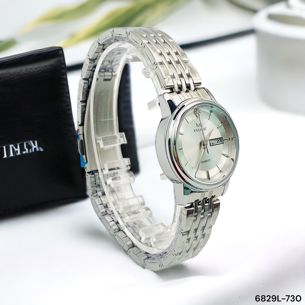 ĐỒNG HỒ NỮ MIKE 6844L CÓ LỊCH ĐỒNG HỒ NỮ MIKE 6844L CÓ LỊCH